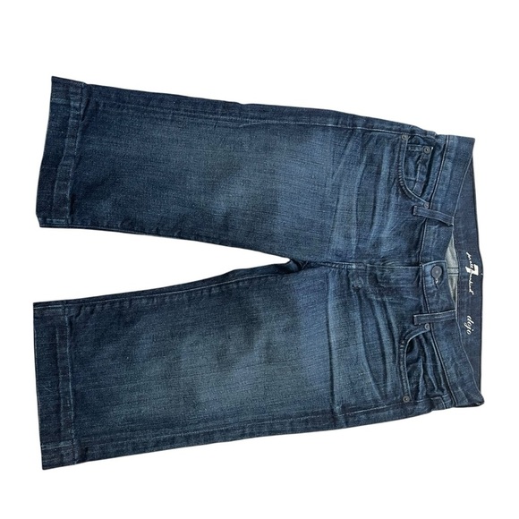 7forallmankind Dojo jean shorts Bermuda length GUC size 26 - Picture 2 of 9